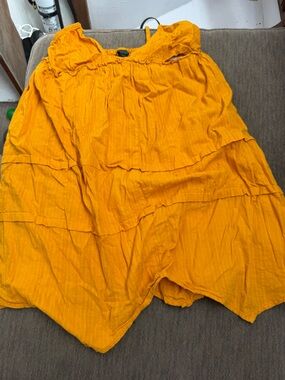 Wild fable Mustard Yellow Midi Dress